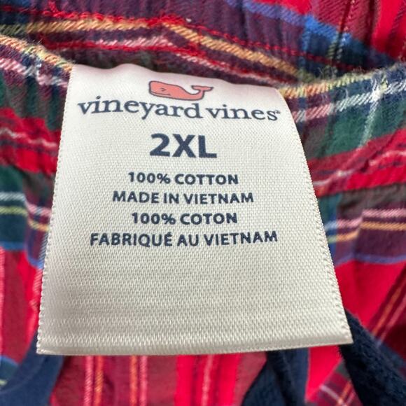 Vineyard Vines Men’s XXL Christmas Plaid Pajama Pants Festive Holiday Gift - Picture 4 of 5